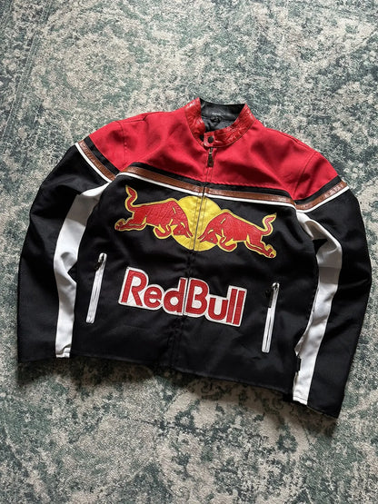 VINTAGE RED BULL RACING Y2K MOTO JACKET