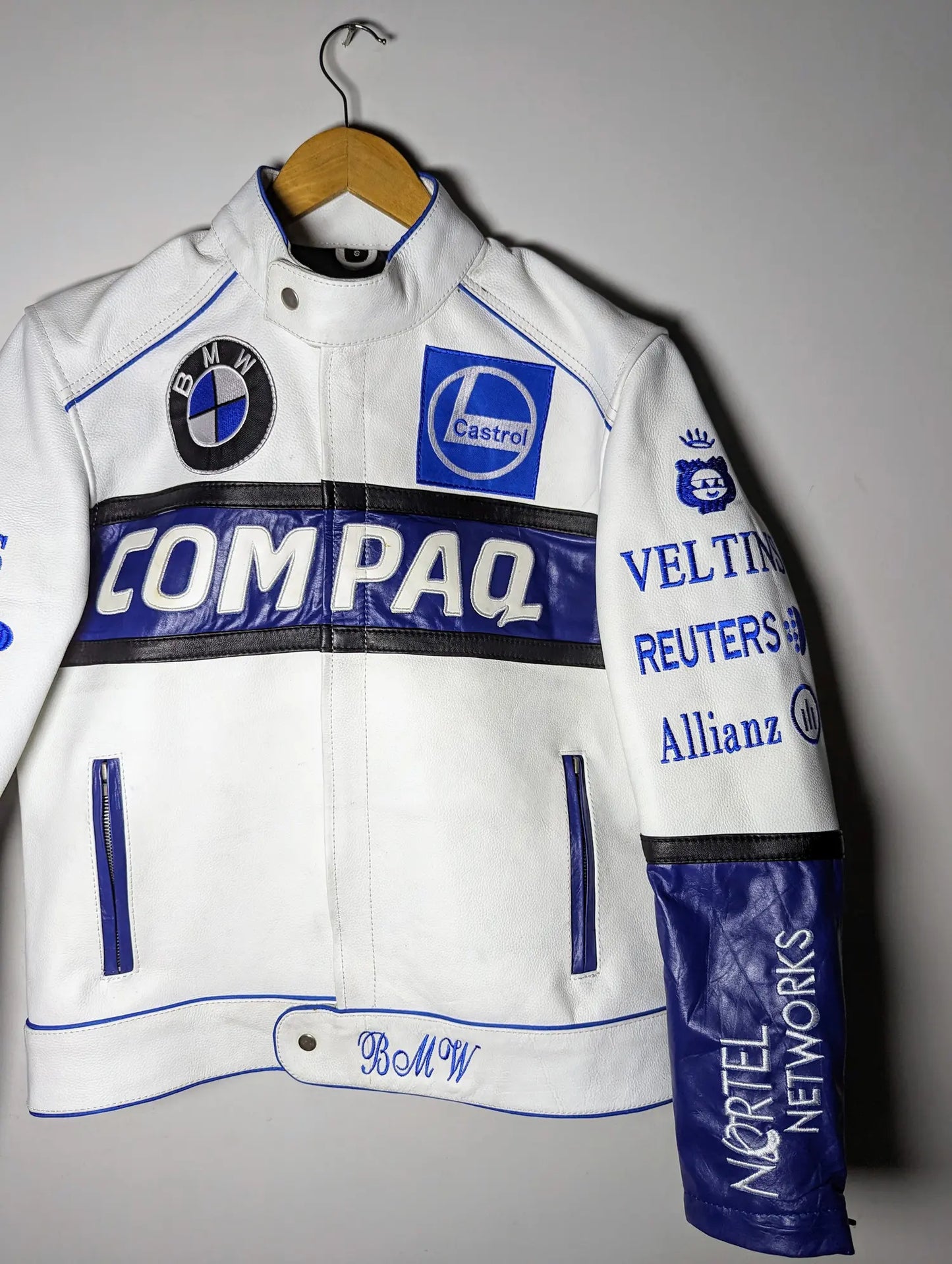 BMW  Y2K RETRO RACING LEATHER JACKET FORMULA 1