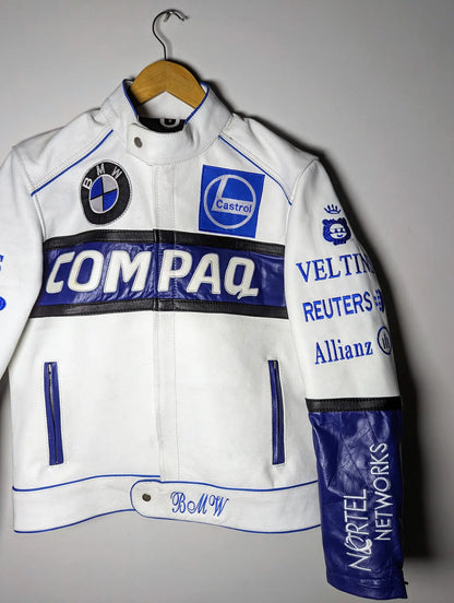 BMW  Y2K RETRO RACING LEATHER JACKET FORMULA 1