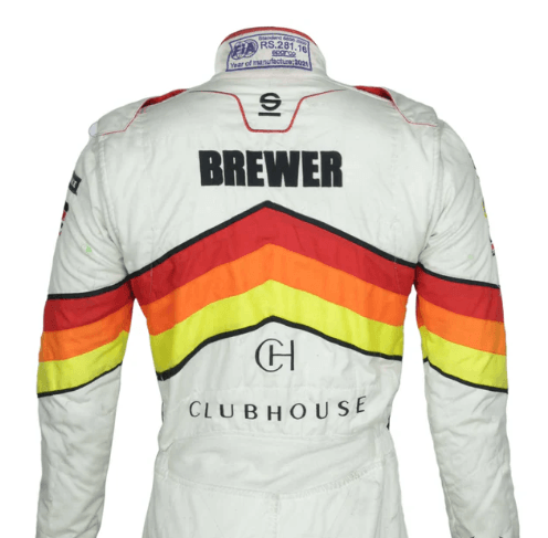 2021 Lindsay Brewer Touring Car America First Professional Suit White