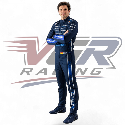 NEW 2026 Carlos Sainz Williams F1 Team F1 Race Suit Replica