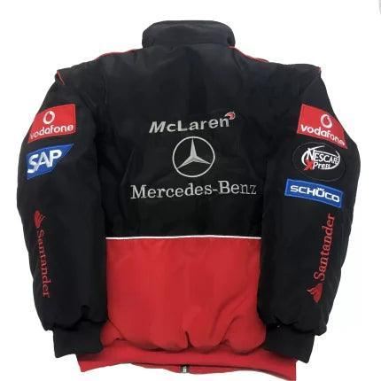 Mercedes F1 vintage jacket Black-Red - Vintage Racegears