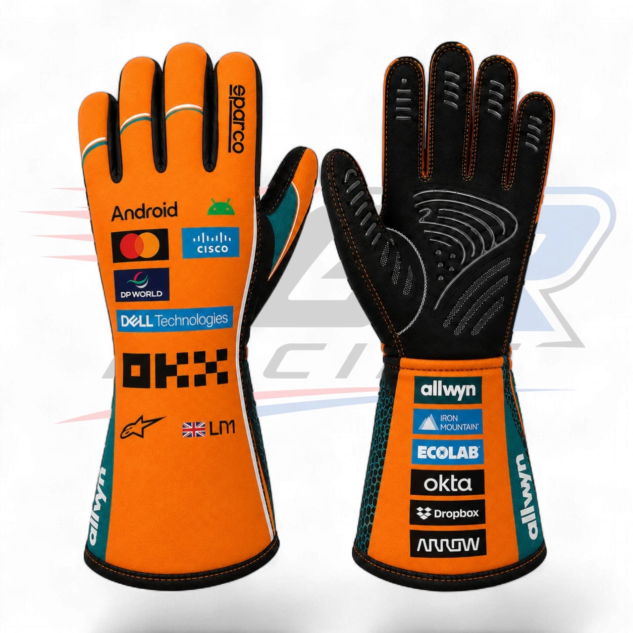2026 Lando Norris McLaren F1 Replica Racing Gloves