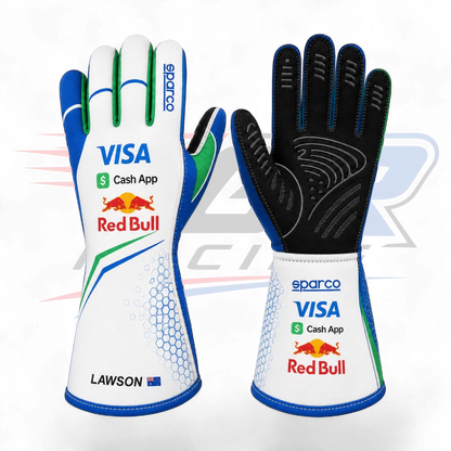 2026 Liam Lawson Visa Cash App RB F1 Replica Racing Gloves