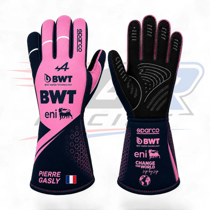 2026 Pierre Gasly BWT Alpine F1 Racing Gloves Replica