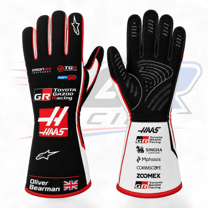 2026 Oliver Bearman Team HAAS F1 Racing Gloves Replica