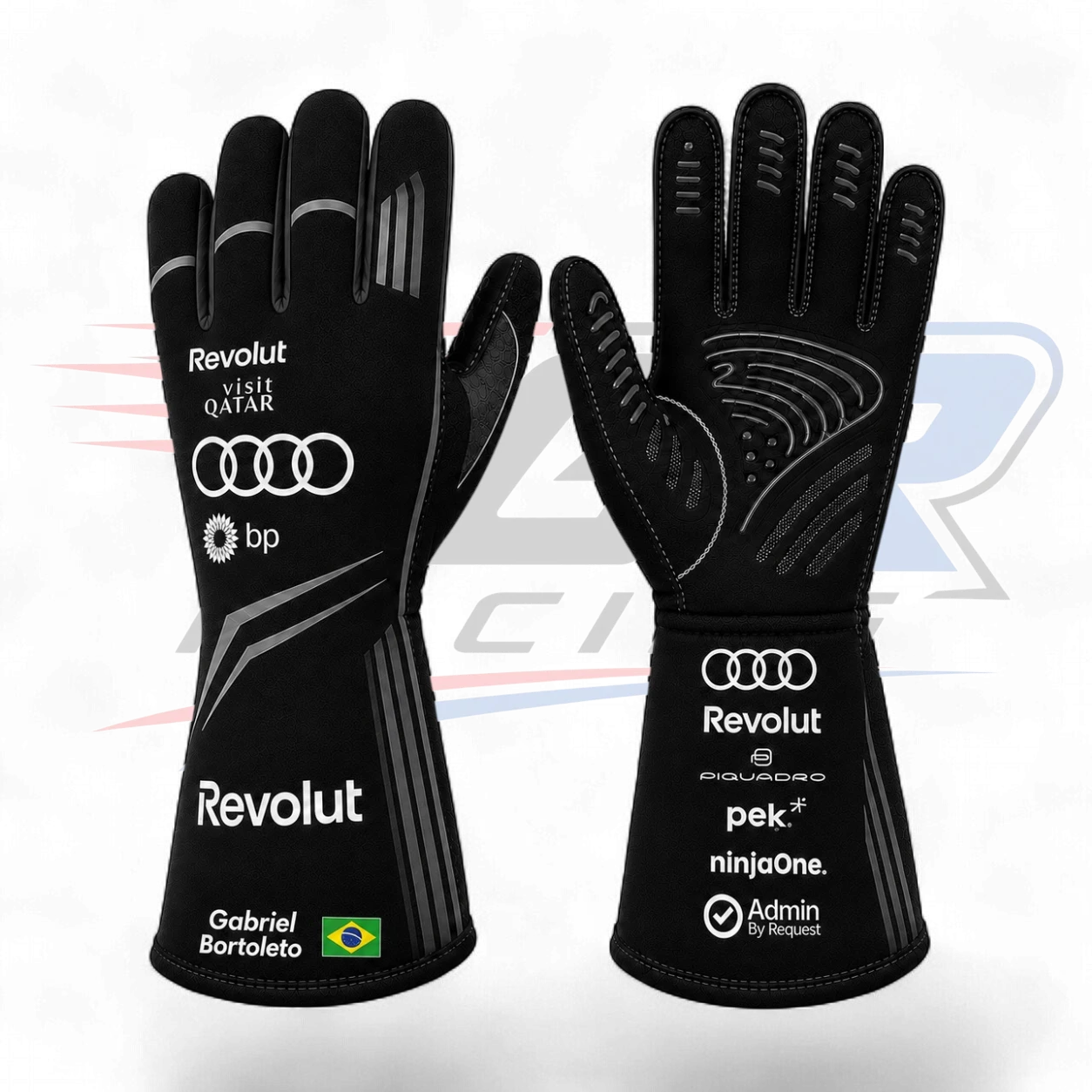 2026 Gabriel Bortoleto Team Audi F1 Racing Gloves