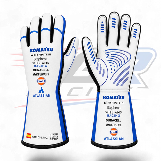 2026 Carlos Sainz Williams F1 Racing Gloves Replica