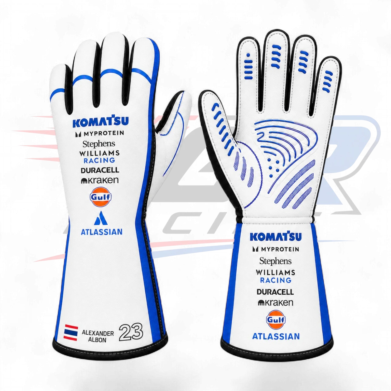 2026 Alexander Albon Team Williams F1 Racing Gloves Replica