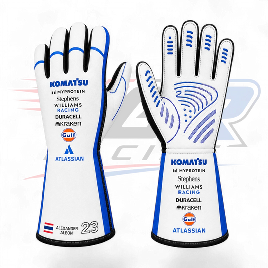 2026 Alexander Albon Team Williams F1 Racing Gloves Replica