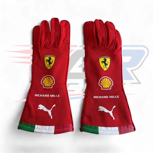 2026 Lewis Hamilton Replica F1 Racing Gloves Red