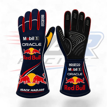 2026 Isack Hadjar Oracle Red Bull Racing F1 Replica Racing Gloves