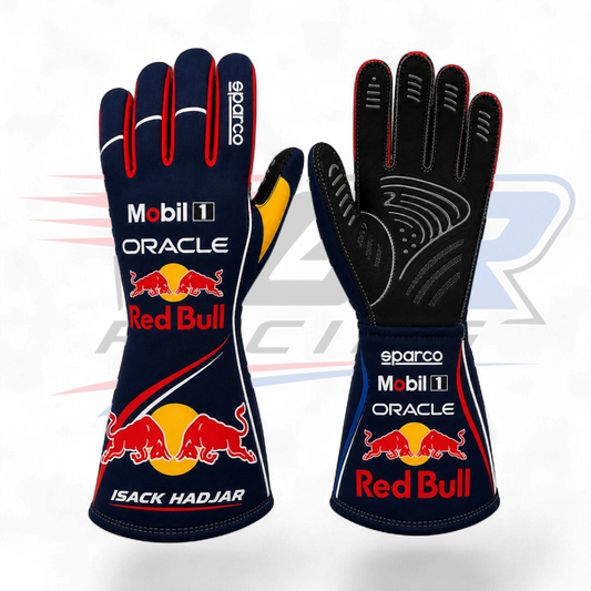 2026 Isack Hadjar Oracle Red Bull Racing F1 Replica Racing Gloves