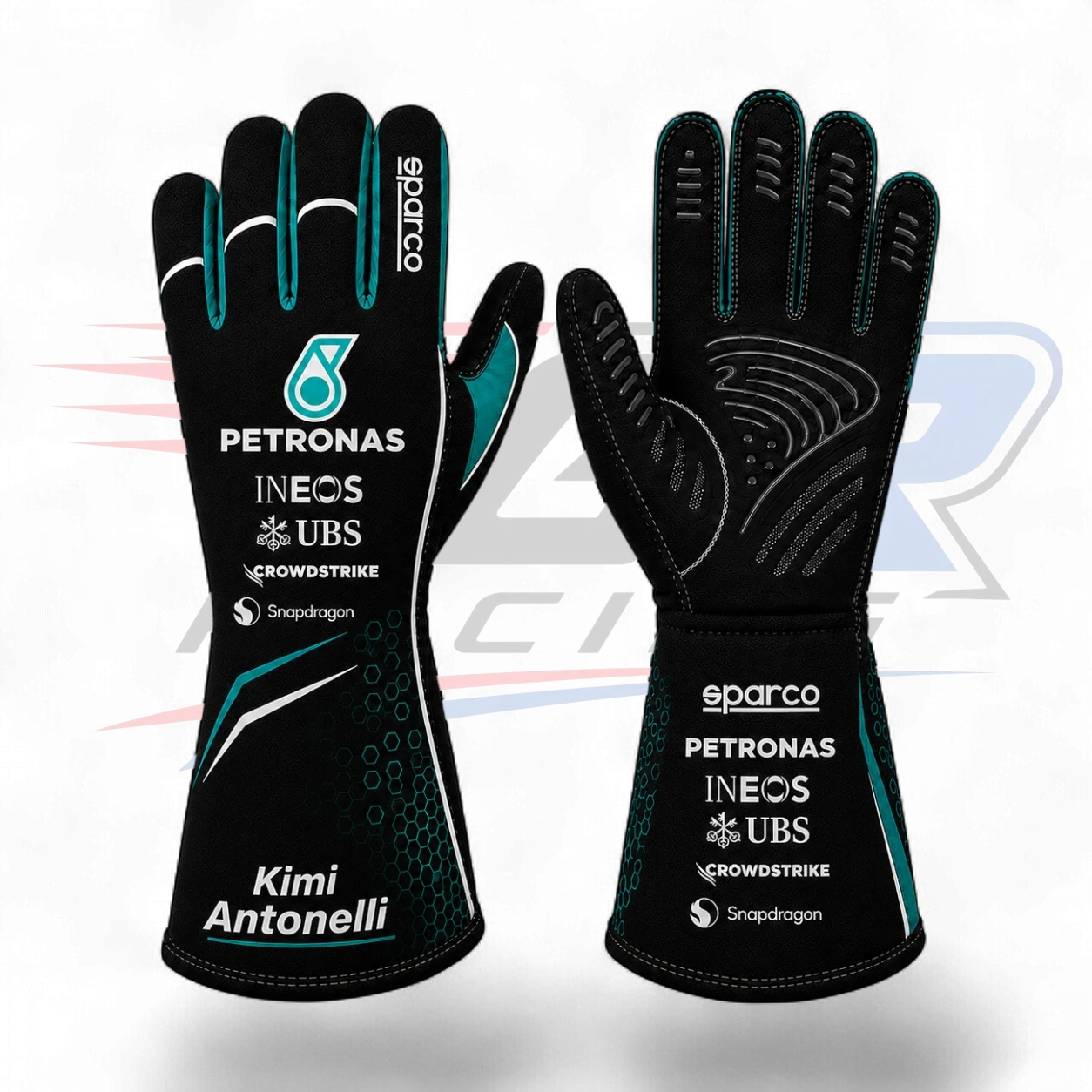 2026 Kimi Antonelli Mercedes-AMG Petronas F1 Replica Racing Gloves