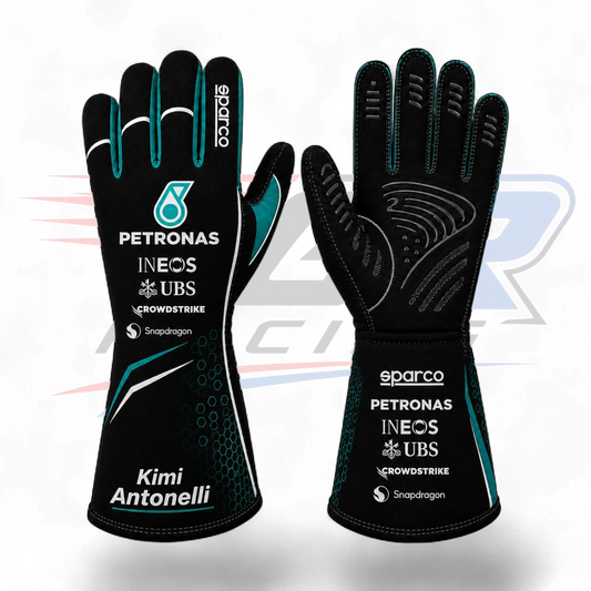 2026 Kimi Antonelli Mercedes-AMG Petronas F1 Replica Racing Gloves
