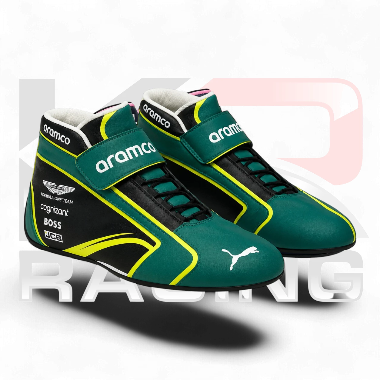 2026 Fernando Alonso Team Aston Martin Replica F1 Racing Shoes