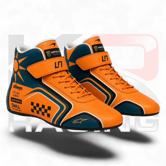 2026 Lando Norris Team McLaren Replica F1 Racing Shoes