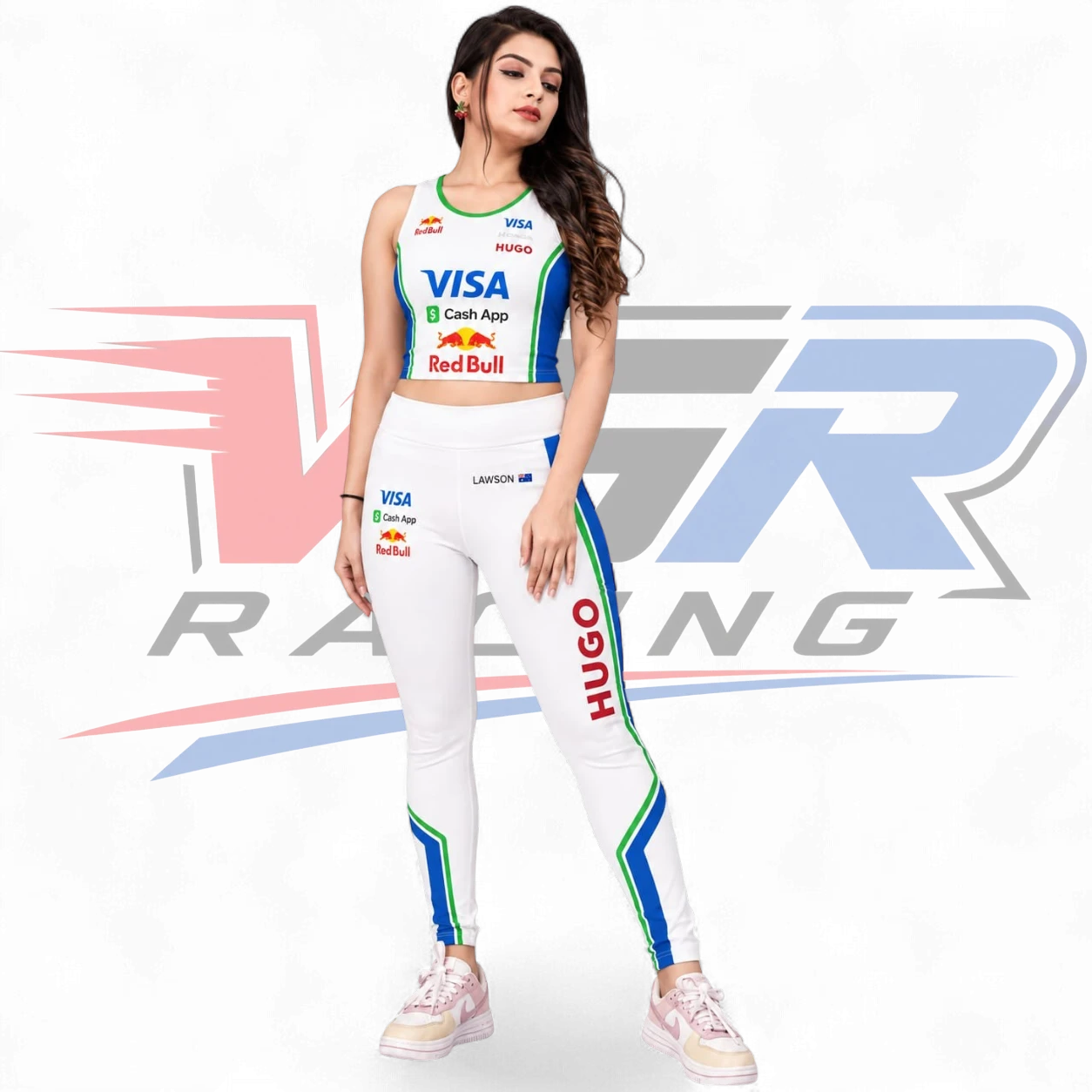 2026 F1 Team Visa Cash App Red Bull Women's Yoga Set White