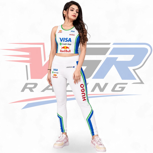 2026 F1 Team Visa Cash App Red Bull Women's Yoga Set White