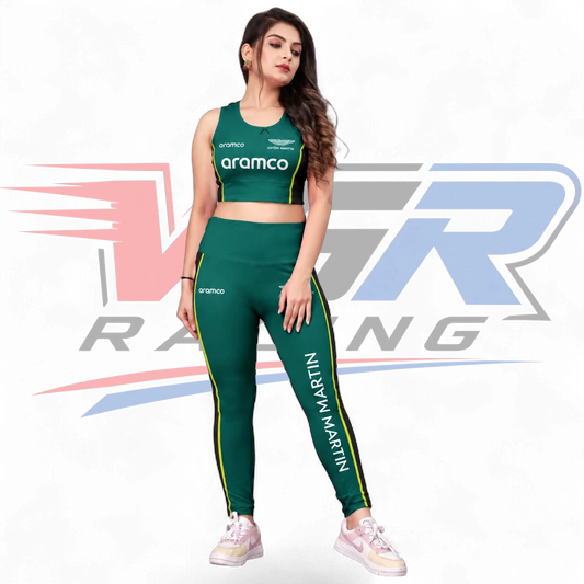 2026 F1 Team Aston Martin Women's Yoga Set Green
