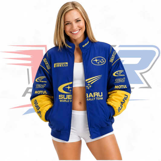 Subaru Rally Vintage Racing Jacket - Blue