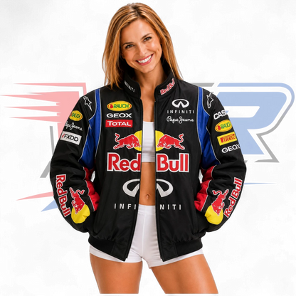 Red Bull f1 vintage jacket Navy Blue