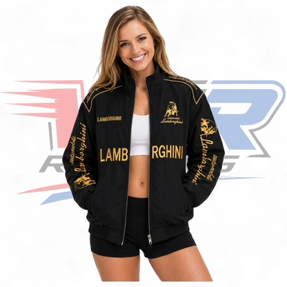 Lamborghini F1 Vintage Racing Jacket Black