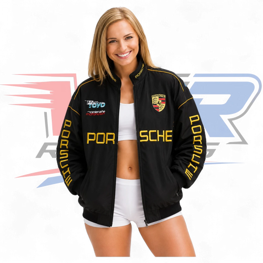 Porsche TOYO F1 Vintage Jacket Black