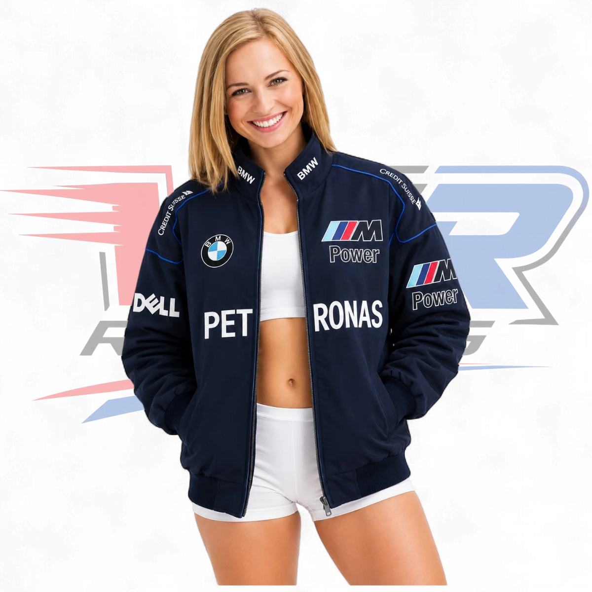 BMW F1 vintage jacket Navy