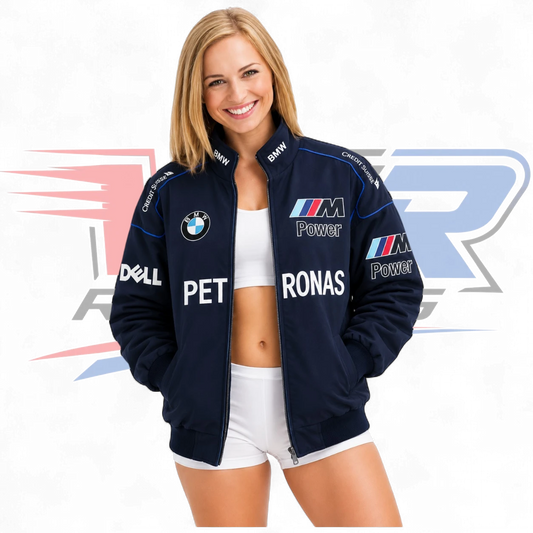 BMW F1 vintage jacket Navy