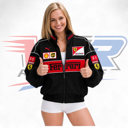 F1 Ferrari vintage jacket Black