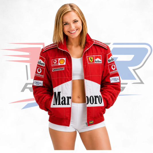 Marlboro F1 Vintage Jacket – Red / White
