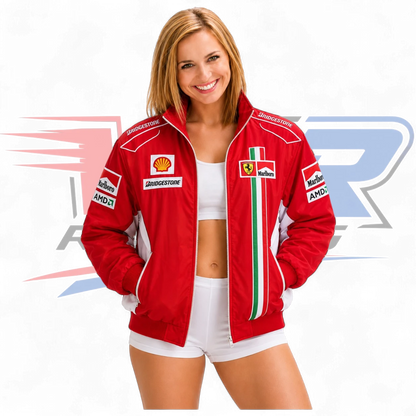 Ferrari Bridgestone F1 Vintage Jacket Red