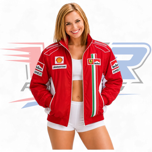 Ferrari Bridgestone F1 Vintage Jacket Red