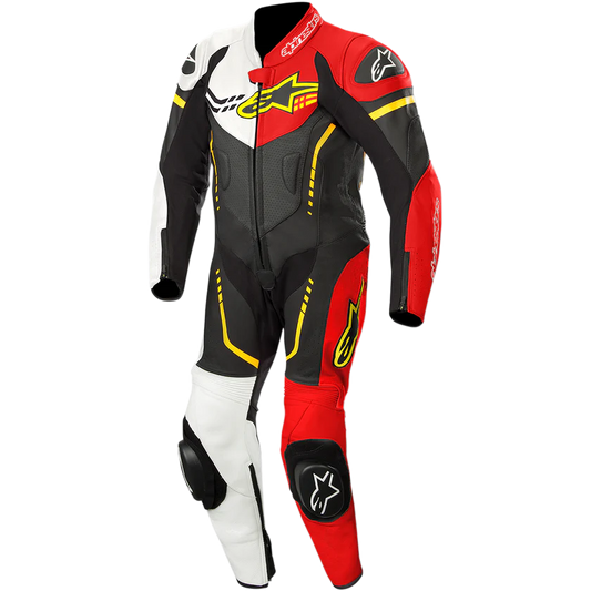 Youth GP Plus 1-Piece Leather Suit Black