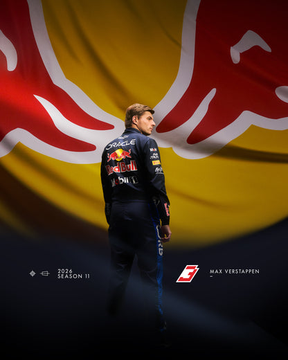 2026 New Max Verstappen F1 Red Bull Racing Suit