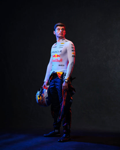New 2025 Max Verstappen Oracle F1 Red Bull Racing Suit