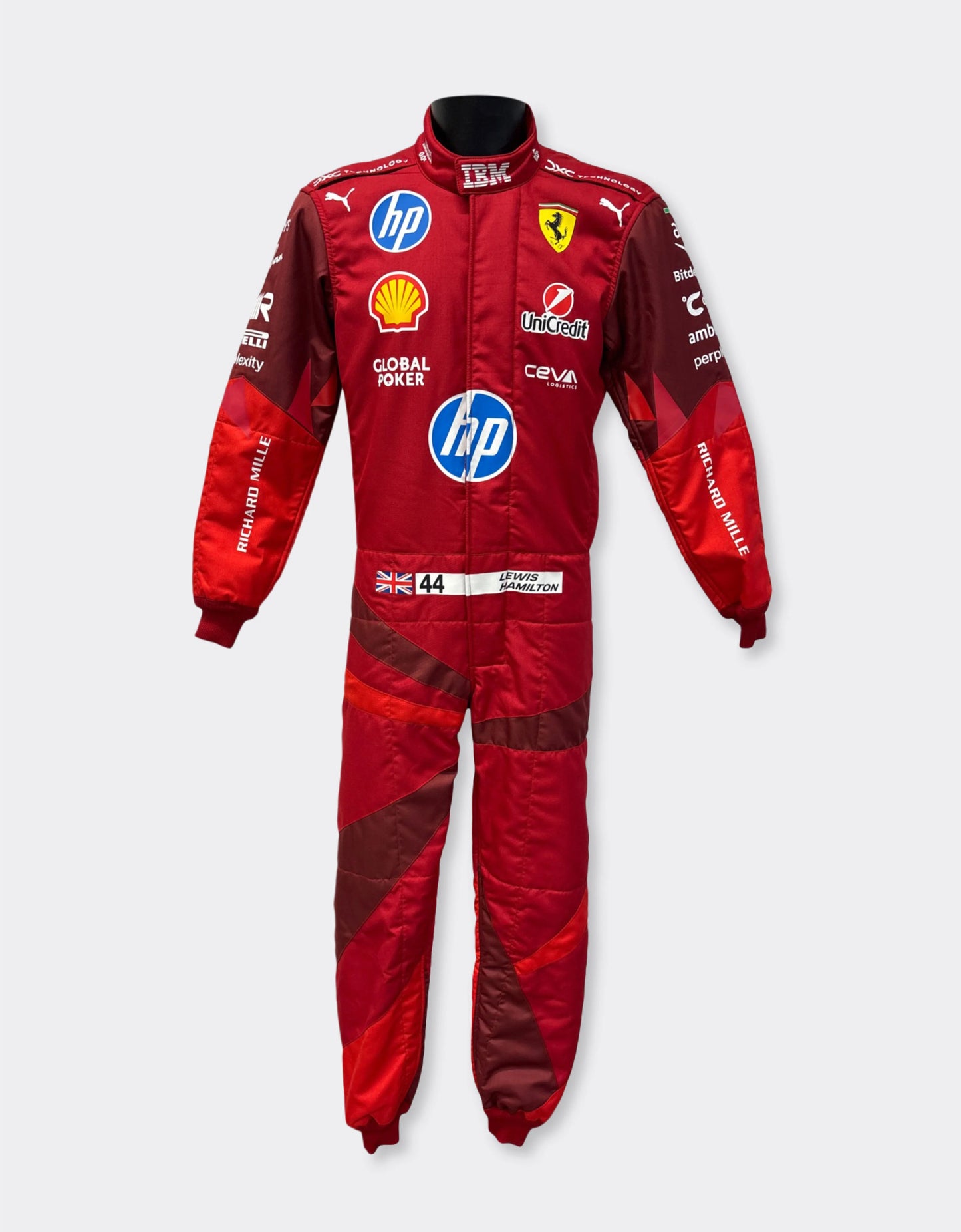 Lewis Hamilton Puma for Scuderia Ferrari HP Las Vegas 2025 race suit