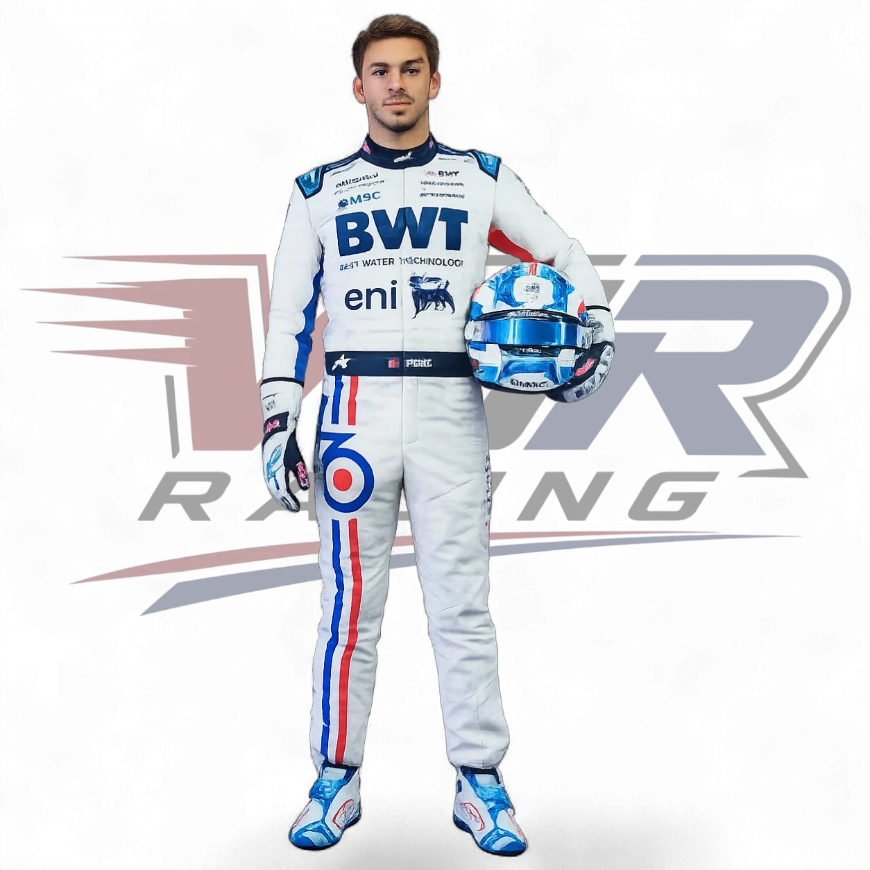 Pierre Gasly 2025  Spain GP Alpine F1 Racing Suit Replica