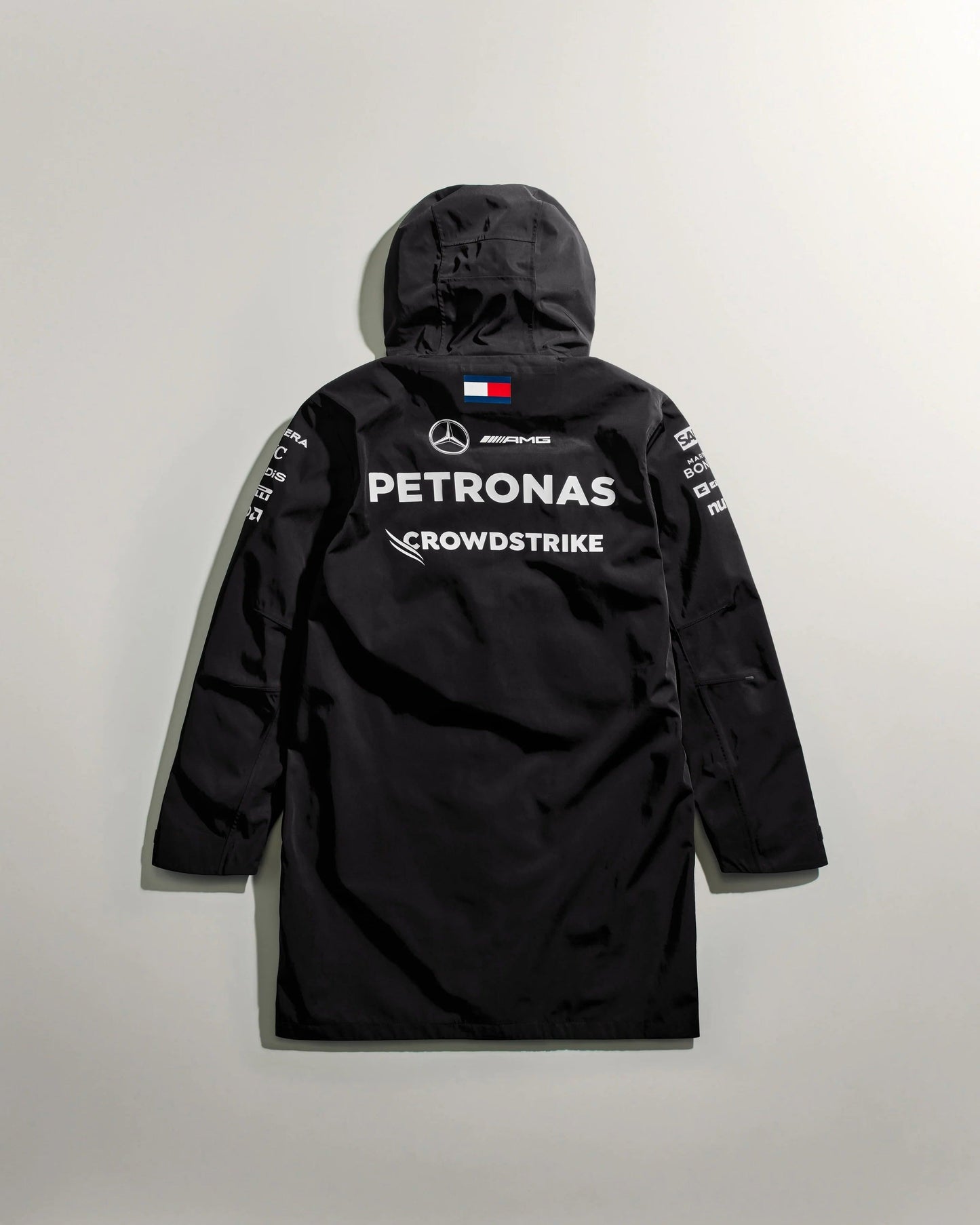 Men's 2024 Team Rain Jacket Black - Vintage Racegears
