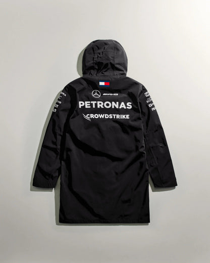 Men's 2024 Team Rain Jacket Black - Vintage Racegears