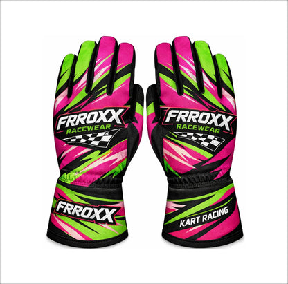 New 2026 Go Kart Racing Sublimation printed Gloves