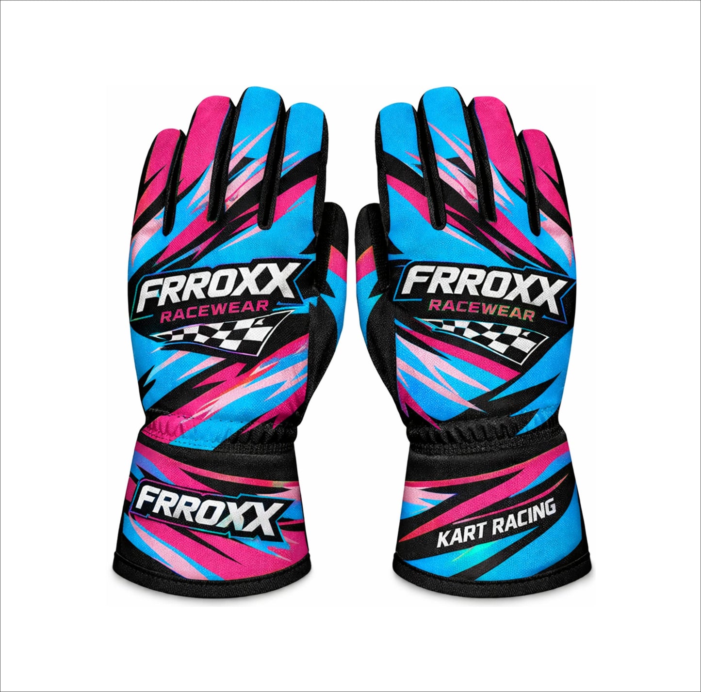 New 2026 Go Kart Racing Sublimation printed Gloves