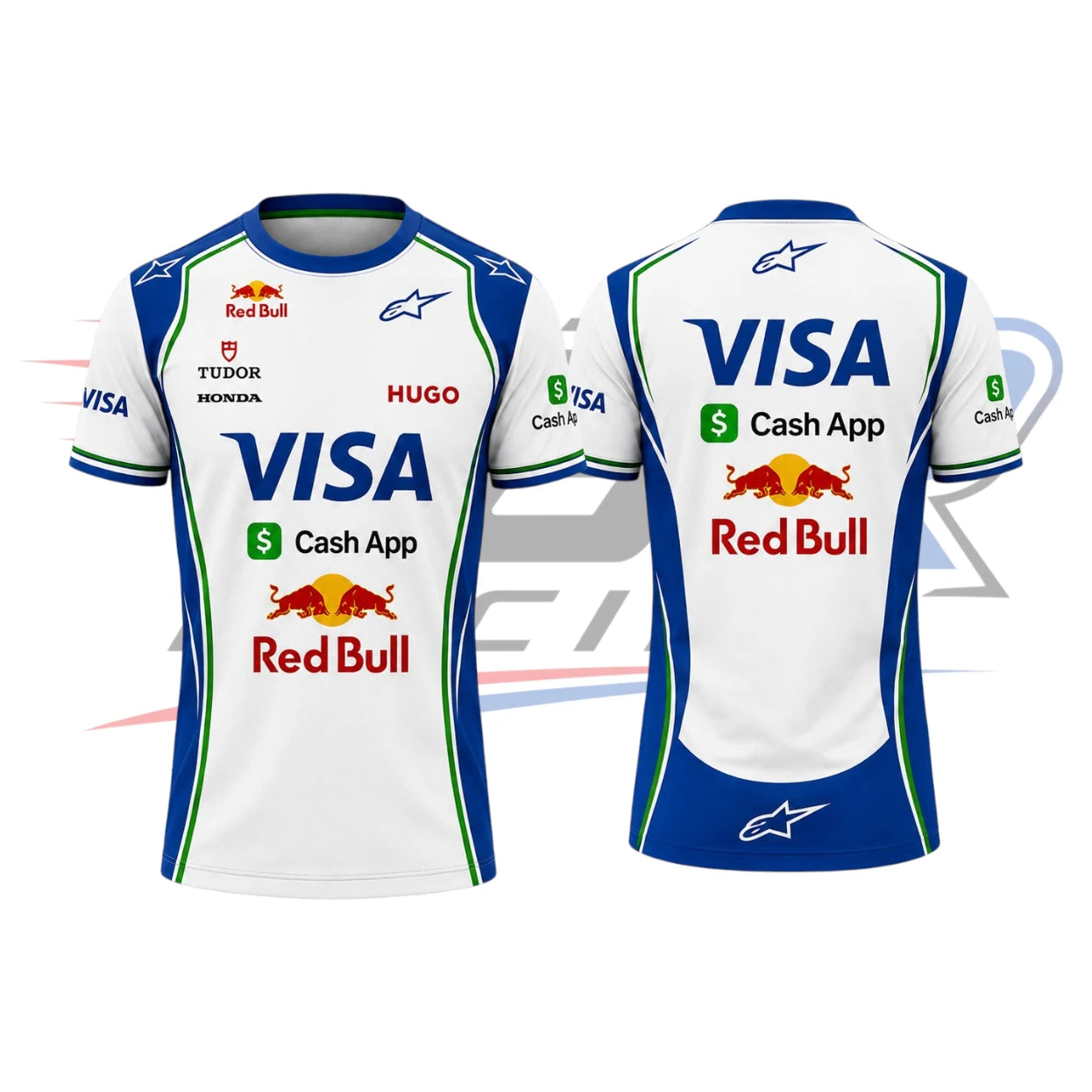 2026 F1 Team Visa Cash App Racing Team T-Shirt – White