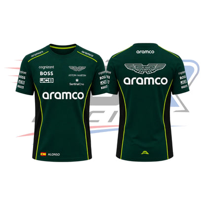 2026 F1 Team Aston Martin Racing T-Shirt Green