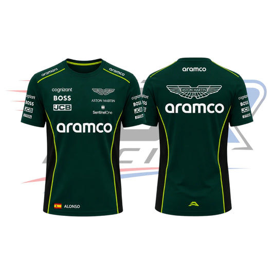 2026 F1 Team Aston Martin Racing T-Shirt Green