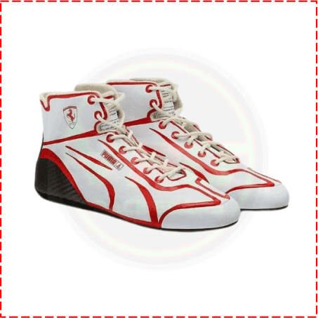 Carlos Sinz Las Vegas F1 Ferrari Speedcat Pro shoes - Vintage Racegears