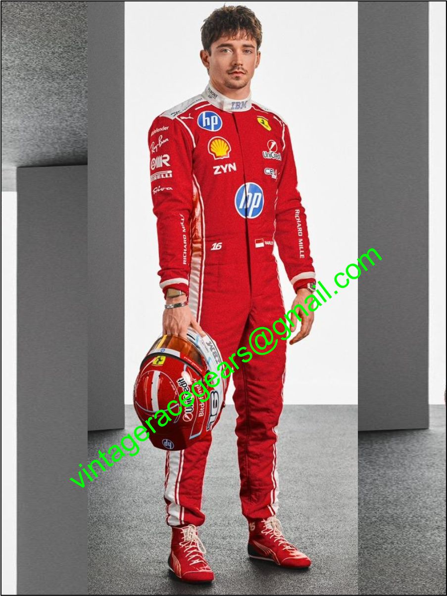 2026 Charles Leclerc Scuderia Ferrari F1 Racing Suit