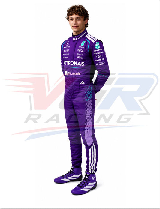 NEW 2026 Kimi Antonelli Mercedes Miami GP F1 Race Suit Replica