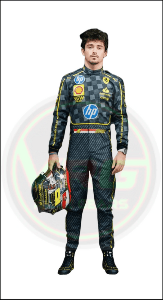 2024 Charles Leclerc HP Italian Grand Prix F1 Race Suit - Vintage Racegears